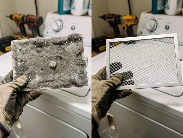 Professional lint trap cleaning by Pooler Dryer Vent Cleaning in Pooler