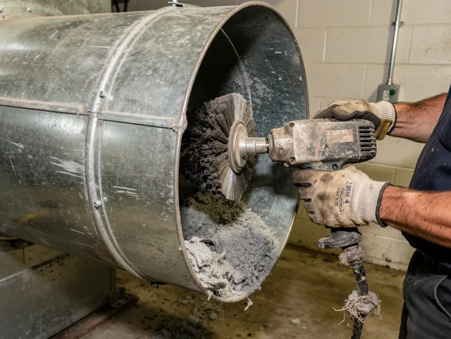 Industrial-grade dryer vent cleaning by Pooler Dryer Vent Cleaning in Pooler