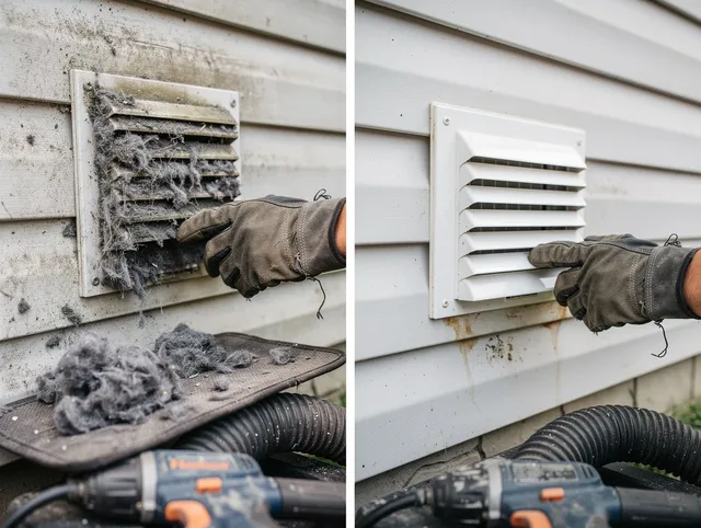 Residential dryer vent cleaning by Pooler Dryer Vent Cleaning in Pooler